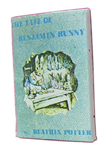 Dollhouse Miniature Benjamin Bunny Readable Book